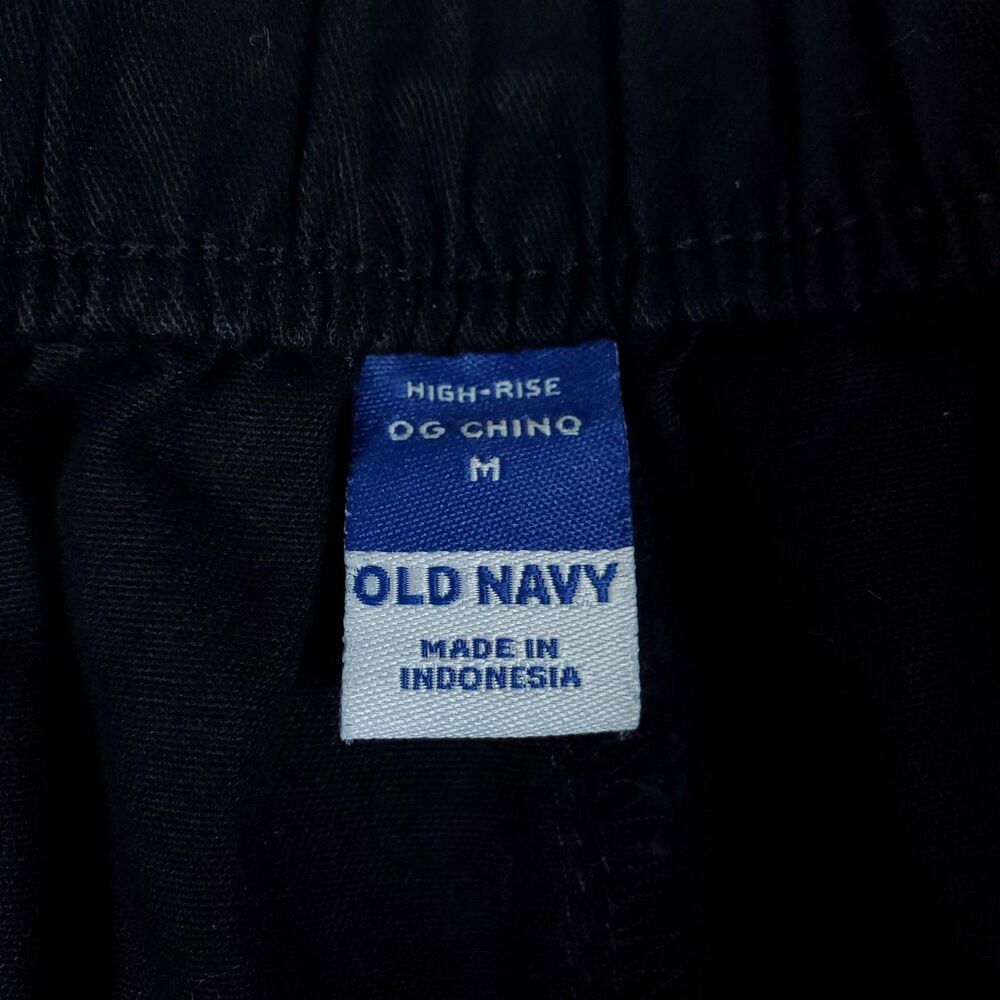 Old Navy Pants Womens Medium Black High Rise OG Chino Stretch Ankle HR OGC Pant - Picture 4 of 12